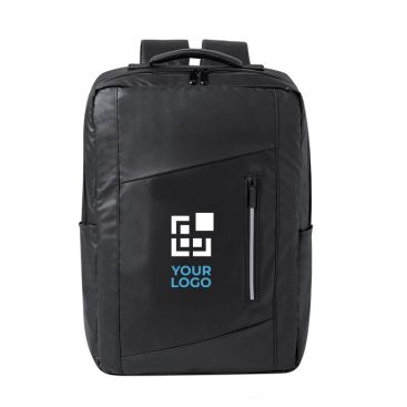 Mochila de polipiel para portátil con soporte para trolley 15''