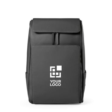 Mochila de cuero sintético con espacio acolchado para portátil 20L vista principal