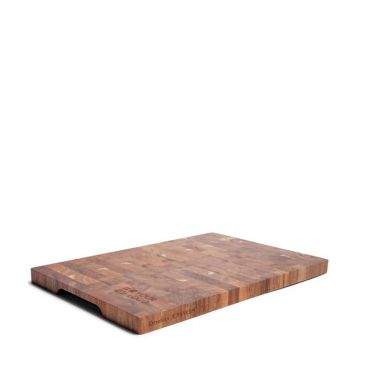Tabla de cortar en forma rectangular de madera de acacia color madera