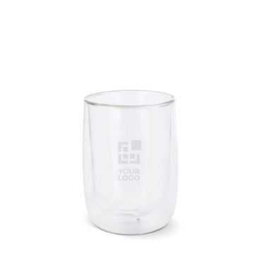 Vaso de cristal para el café de doble pared con capacidad de 320ml