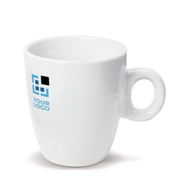 Taza de cerámica blanca apta para las máquinas de café 200ml