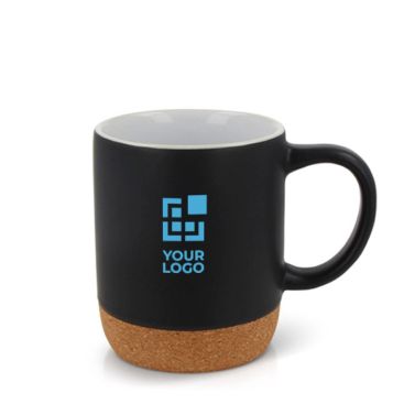 Taza de colores con detalle de corcho en la base 250ml