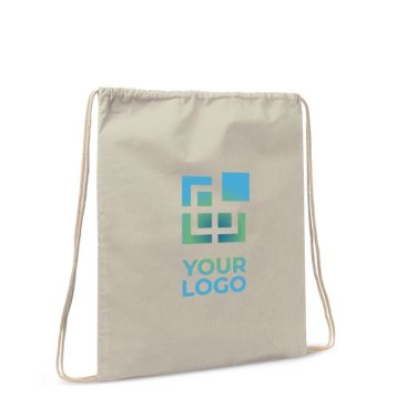Mochila de cuerdas de algodón y certificación OEKO-TEX 140 g/m2