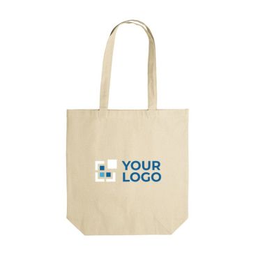 Bolsa grande de algodón con fuelle OEKO-TEX 280 g/m2