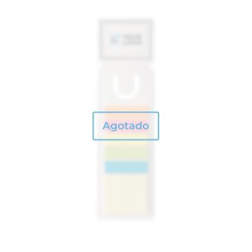 Punto de libro 44x40mm con notas adhesivas en varios colores vista principal - agotado