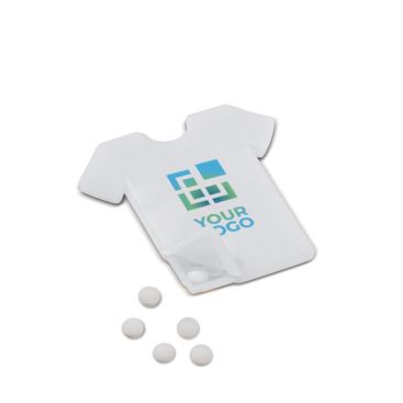 Dispensador de mentas sin azúcar en forma de camiseta 7gr