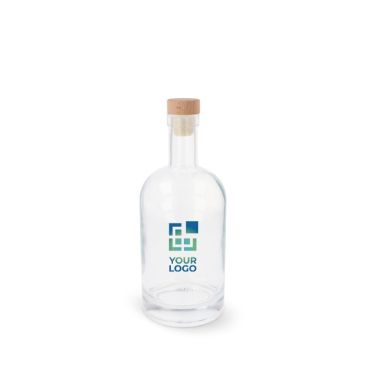 Botella sostenible hecha de vidrio con tapa de FSC 500ml