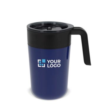 Taza de acero inoxidable de doble pared y capacidad de 400ml