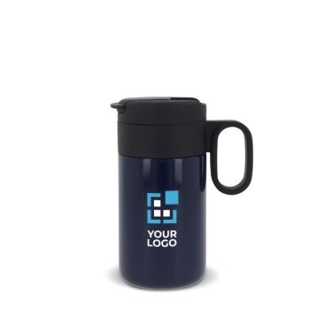 Vaso de acero inoxidable con tapa que sirve como taza 250ml