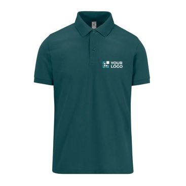 Polo corporativo básico unisex de algodón de manga corta 210 g/m2 B&C vista principal