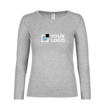Camiseta de algodón para mujer de manga larga 145 g/m2 B&C