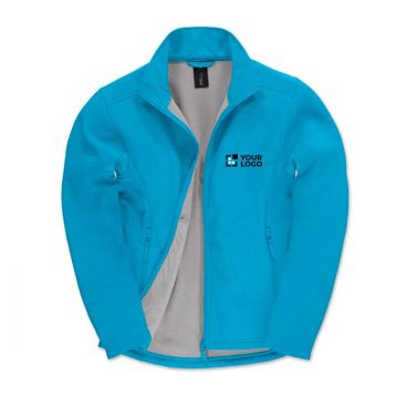 Chaqueta softshell elástica de poliéster de hombre 300 g/m2 B&C