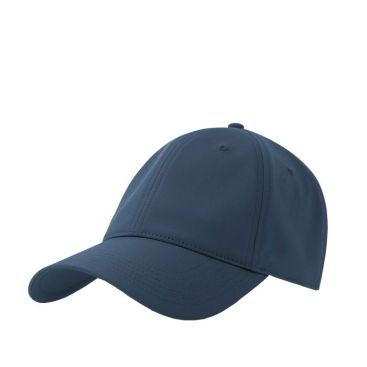 Gorra de poliéster reciclado y elastano con dry tech 195 g/m2 color azul marino vista de impresión