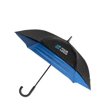 Paraguas pongee automático con interior de color Ø132