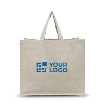 Bolsa de algodón reciclado multiusos resistente de 180 g/m2