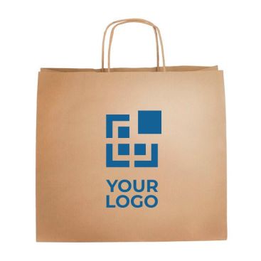 Bolsa muy ancha hecha de papel kraft para ir a comprar 100 g/m2