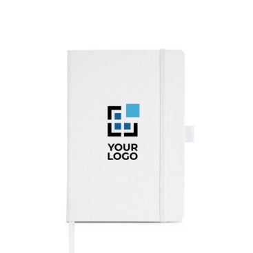 Libreta de RPET con cinta y soporte para boli A5 hojas lisas