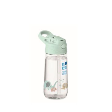 Botella de tritan infantil con pajita y anti fugas 450ml