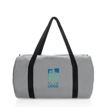 Bolsa deportiva plegable de RPET con bolsita para guardarla