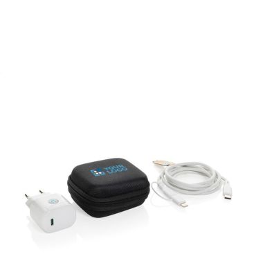 Set de carga para móviles y otros dispositivos con estuche