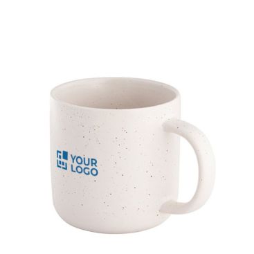 Taza de cerámica para café con acabado mate y efecto rústico 90ml