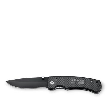 Navaja de bolsillo de acero inoxidable y metal con cierre y clip