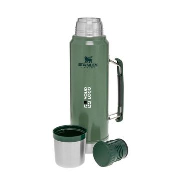Botella Stanley Classic de acero inoxidable con taza para beber 1L