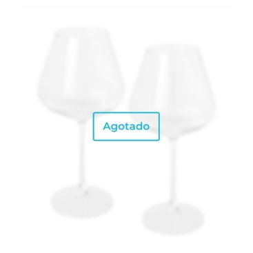 Set de dos copas de vino elegantes con base ancha 680ml vista principal - agotado