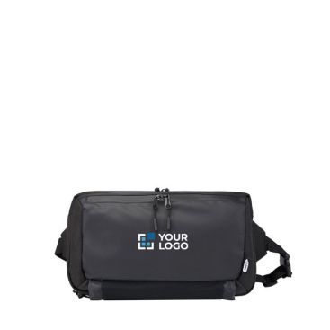 Bandolera de poliéster reciclado con compartimentos de malla