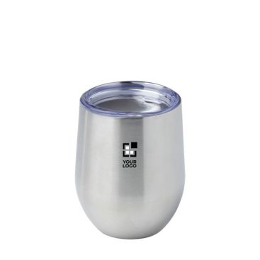 Vaso de acero inoxidable reciclado y cobre aislado al vacío de 350ml