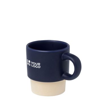 Taza para café espresso con fondo de arcilla y acabado mate 130ml