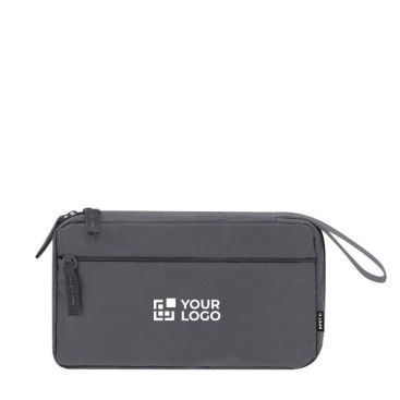 Estuche de RPET especial para viaje con organizador de cables