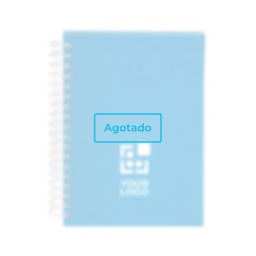 Agenda de anillas en el lateral con vista diaria en inglés y español B5 vista principal - agotado