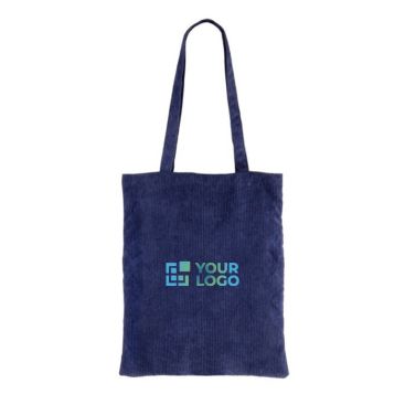 Bolsa aterciopelada de poliéster con asas largas 240 g/m2