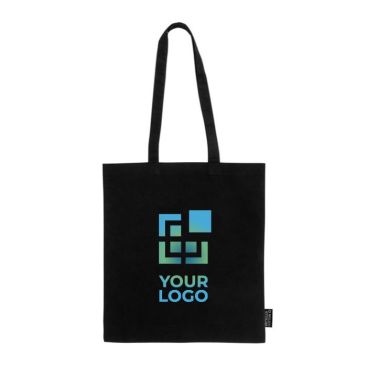 Bolsa de 100% algodón reciclado con asas largas 180 g/m2