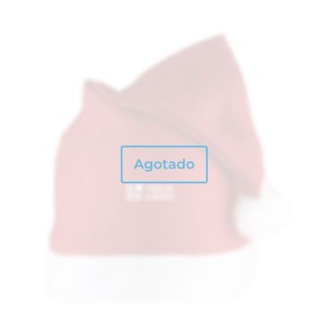 Gorro clásico de Papá Noel de fieltro con ribete y bolita blanca color rojo vista principal - agotado