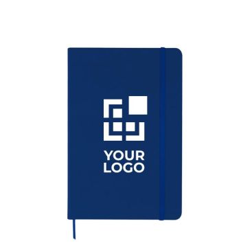 Cuadernos personalizados baratos a color A5 hojas a rayas Notes color azul real vista principal