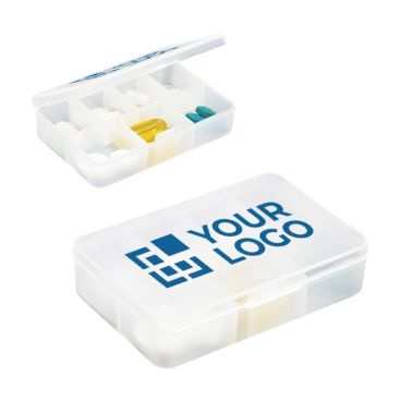 Pastillero con 7 separadores y tapa ideal para las pastillas