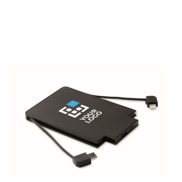 Powerbank magnética con cables incorporados en la misma 2.500 mAh