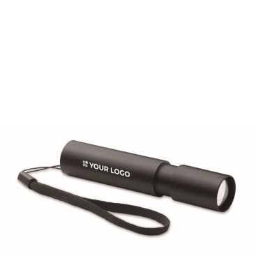 Linterna recargable con 3 ajustes de luz y función de acercar y alejar