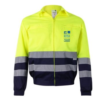 Chaqueta de sarga de trabajo de poliéster y algodón 210 g/m2 
