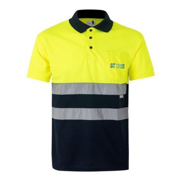 Polo de trabajo extra grande de alta visibilidad 160 g/m2 