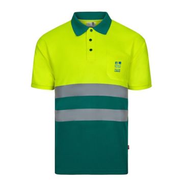 Polo de manga corta laboral unisex ojo de perdiz 140 g/m2 