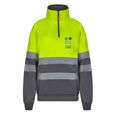 Jersey de trabajo de poliéster con tejido polar 300 g/m2 