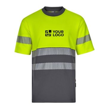 Camiseta laboral bicolor de piqué de algodón y poliéster 150 g/m2 