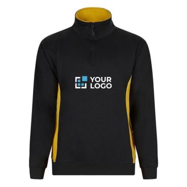 Jersey de felpa laboral bicolor en algodón y poliéster 260 g/m2 