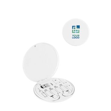 Cable de carga ultrarrápida con set de adaptadores de ABS reciclado