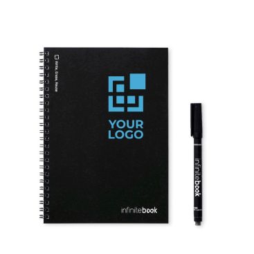 Libreta infinita con tapa flexible y rotulador A5 hojas a rayas