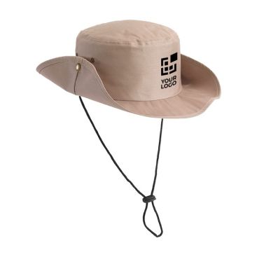 Sombrero de poliéster tipo safari con orificios de ventilación