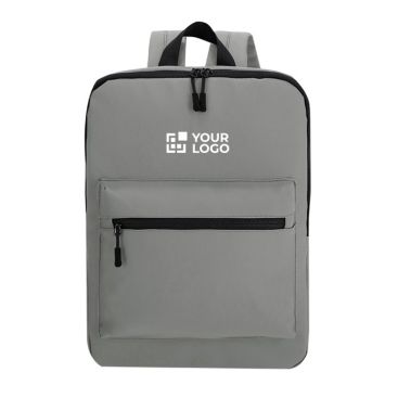 Mochila para portátil de suave PU con bolsillo frontal 15''